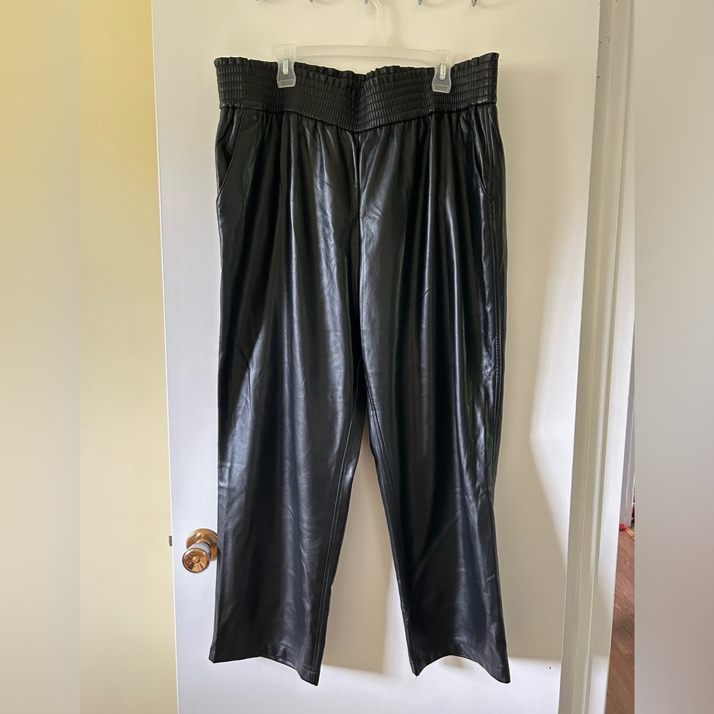 Pleather Pants - Plus Size